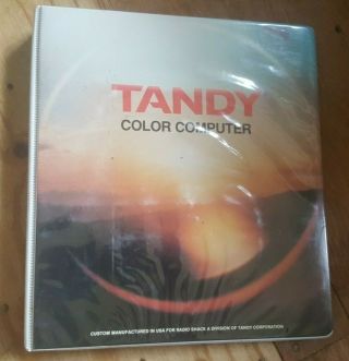 Rare Tandy Radio Shack Color Computer Software Binder - Cash Budget Management
