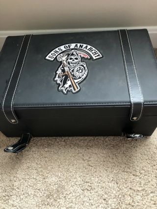 Sons Of Anarchy Official Leather Cigar Humidor Case Storage Licensed 3