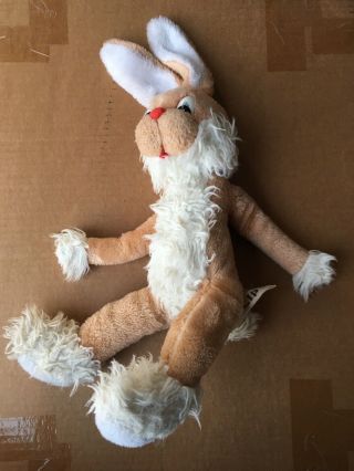 18 " Vintage Russ Berrie Flip Brown Bunny Rabbit Stuffed Animal Plush Toy 1978