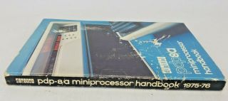 Vintage Digital pdp - 8/a Miniprocessor Handbook 1975 - 76 Computer 3