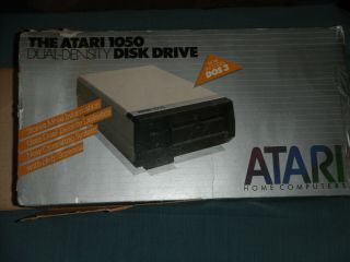 Vintage Atari 1050 Floppy Disk Drive 5 1/4 Inch Disks Dual Density