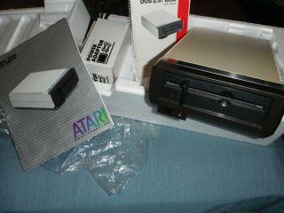 Vintage ATARI 1050 Floppy Disk Drive 5 1/4 inch disks Dual Density 3
