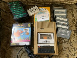 Atari 410 Game Recorder With 19 Games.  For Game List