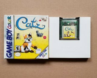 Vintage Catz Game Boy Color Cartridge Retail Box (nintendo Game Boy Color,  1999)
