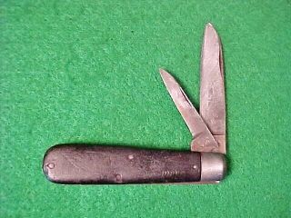 Vintage M.  C.  Co.  Meriden Cutlery 2 Blade Bare Head Jack Pocket Knife Lf&c