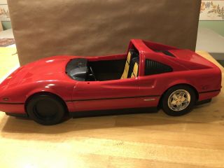 Vintage 1986 Mattel Barbie Red Ferrari 328 Gts Convertible Sports Car