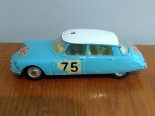 Vintage Corgi Toys No.  323 Citroen D.  S.  19 In Monte - Carlo Trim 1964