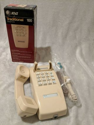 Vintage At&t Traditional Telephone 100,  Ob,  1998,  Phone Line