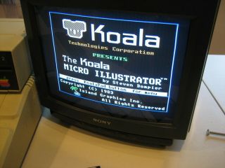 Vintage Apple II KOALA PAD Touch Tablet Model 001 - 16 pin connector - software 2