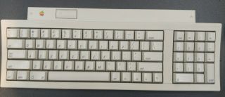 Apple Keyboard Ii For Macintosh Iigs Adb Apple Desktop Bus Mac Vintage M0487