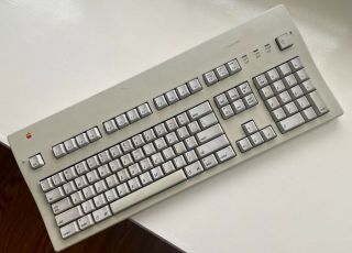 Apple Extended Keyboard Ii Vintage M3501 With Usb Adapter Bonus