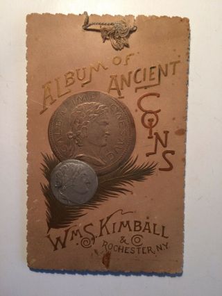 Wm.  S.  Kimball Tobacco Card Album Of Ancient Coins C.  1888 N180 N39