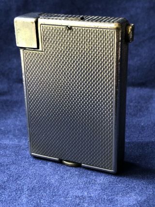 Vintage Petrol Pocket Lighter The Parker Roller Beacon By Dunhill C1928