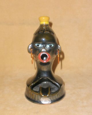 Rare Wen Hing Ceramics African Native Head Ashtray