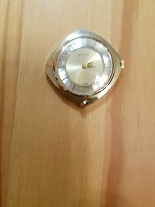 Vintage Bulova Swiss Made Watch With Necklace Or Pocket Loop