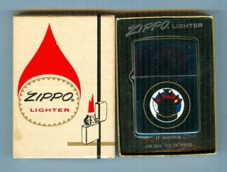 Nos Vintage Zippo Lighter & Box (city Of Mobile Alabama) City Seal