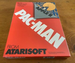 Atarisoft Pac - Man Apple Ii Computer Game