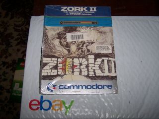 Vintage Zork Ii: The Wizard Of Frobozz 1983 Commodore 64 5.  25 " Disk By Infocom