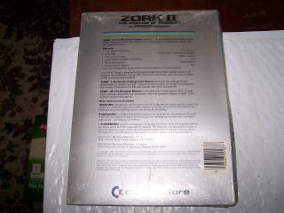Vintage Zork II: The Wizard of Frobozz 1983 Commodore 64 5.  25 