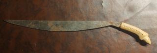 Vintage Wwii Hand Forged Trench Art Fighting Knife Sword Hand Made Unique Ooak