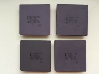 Intel 386,  A80386 - 20,  Intel 386 - 20,  S40362,  Double Sigma,  No Dx,  Vintage Cpu