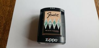 Vintage Zippo Fender Music Instrument Lighter Nos