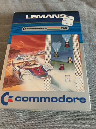 Lemans For Commodore 64/128 (game On A Cartridge,  Box)