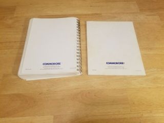 Commodore 128D Personal Computer INTRODUCTORY & SYSTEM GUIDE 1987 two books 2