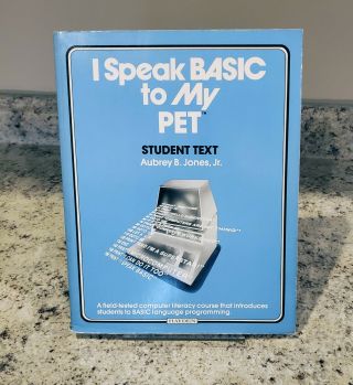 I Speak Basic To My Pet Commodore Book By Aubrey B.  Jones,  Jr.