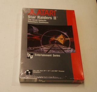 Rarer,  Highly Rated Star Raiders Ii By Atari For Atari 400/800 -