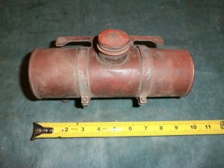 Vintage Gas Tank With Mounting Bracket - Go Cart - Hit Miss - Clinton - Stratton - Small E