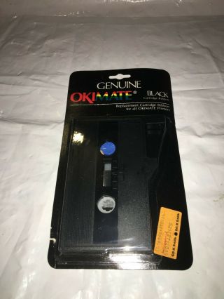 Okimate Okidata 10 20 Black Cartridge Ribbon Ink Printer 52102701