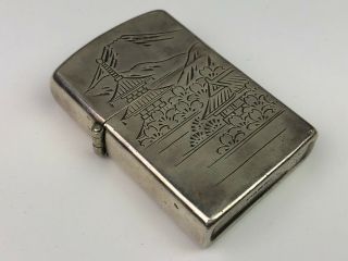 Vintage Sterling 950 Silver Japanese Lighter