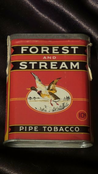 Forest And Stream Tobacco Tin Duck White Version