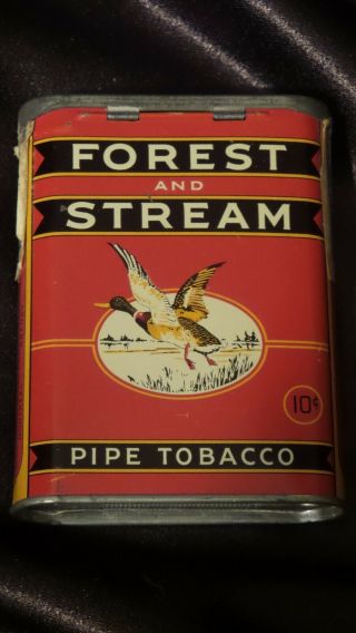 Forest and Stream Tobacco Tin Duck White Version 2