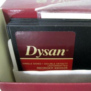 Dysan ® SSDD Unformatted - Box Of Six (6) 8 