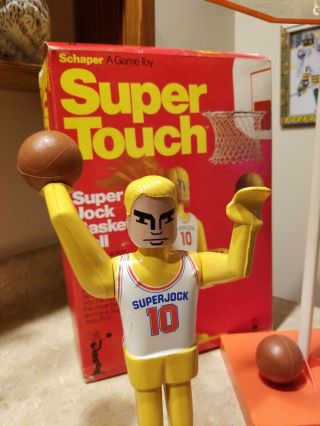 Vintage 1976 Schaper Jock Touch Basketball Game.  Complete W/balls (2)