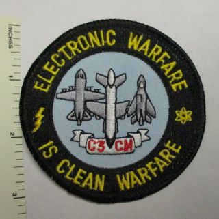 Us Air Force Patch Electronic Warfare Is Warfare C3cm Vintage