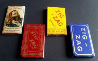 1930s Antique vintage Cigarette Rolling Papers ZIG ZAG (image G) 3