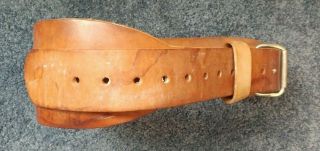 Vintage Leather Bollinger Weightlifting Belt Xl Fits 38 - 44 " - Pre - Owned