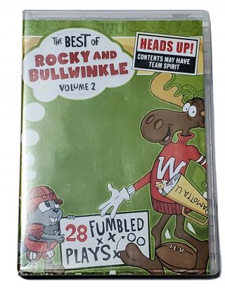 The Best Of Rocky And Bullwinkle - Vol.  2 (dvd,  2007) Classic Vintage Cartoons