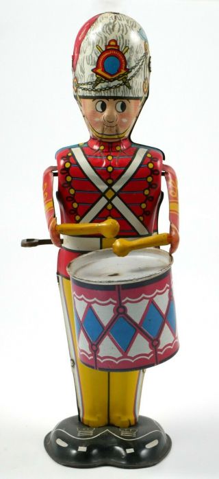 Vintage Marx George The Drummer Boy Tin Litho Windup Toy