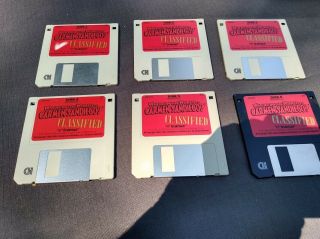 Where In The World Is Carmen Sandiego Disk 1 - 6 Broderbund Mac 3.  5 " Disks