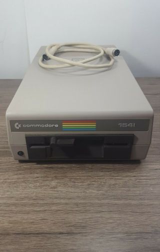 Vintage Commodore 64 C64 1541 5.  25 " Floppy Disk Drive Very -