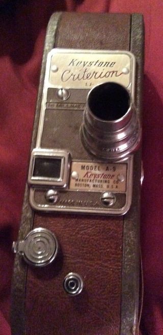 Vintage Keystone Criterion Model A - 9,  16mm Camera W/film