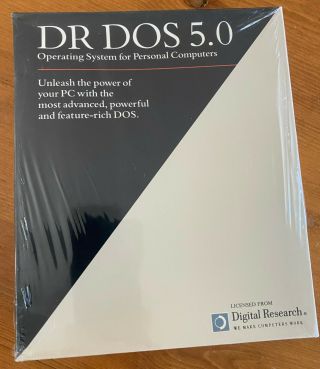 Digital Research Dr Dos 5.  0 Operating System Personal Computers Pc
