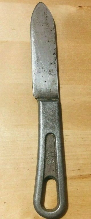 Vintage Us Military Wwii,  Ww2 Gi Army Mess Kit Knife,  1945