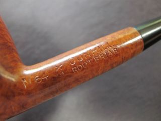 DUNHILL PIPE 1974 ROOT BRIAR CLASSIC BILLIARD SHAPE N64 Marked EX for 