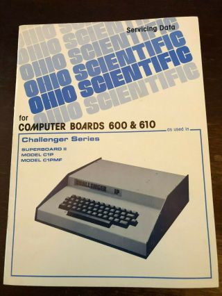 Ohio Scientific Osi Servicing Data For Computer Boards 600/610 Howard Sams 1979