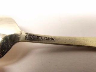 Antique Sterling Silver Denver Colorado Souvenir Spoon Vtg Travel State Capitol 3